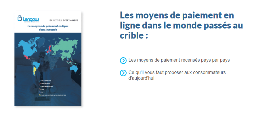 Fiche pratique Lengow sur les paiements en ligne