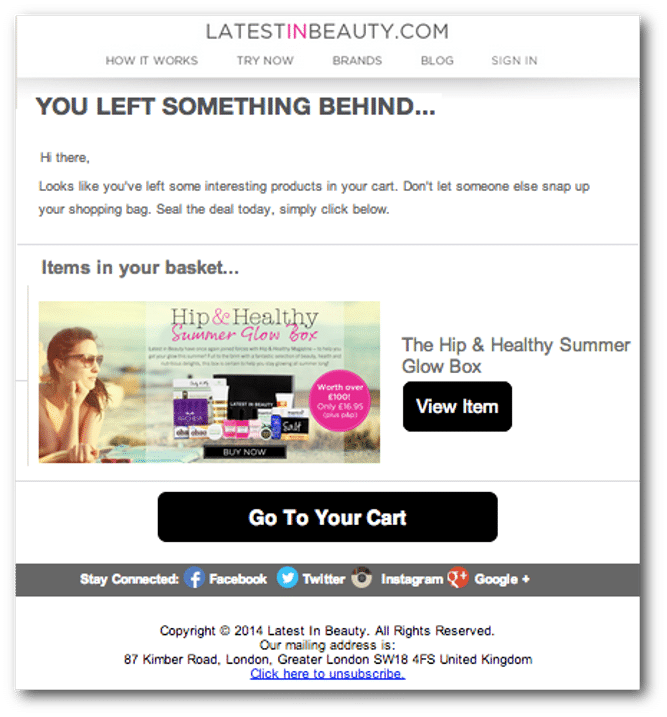 Recovery email