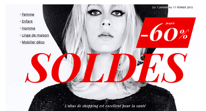 Home page les 3 Suisses - Soldes d'hiver 2016