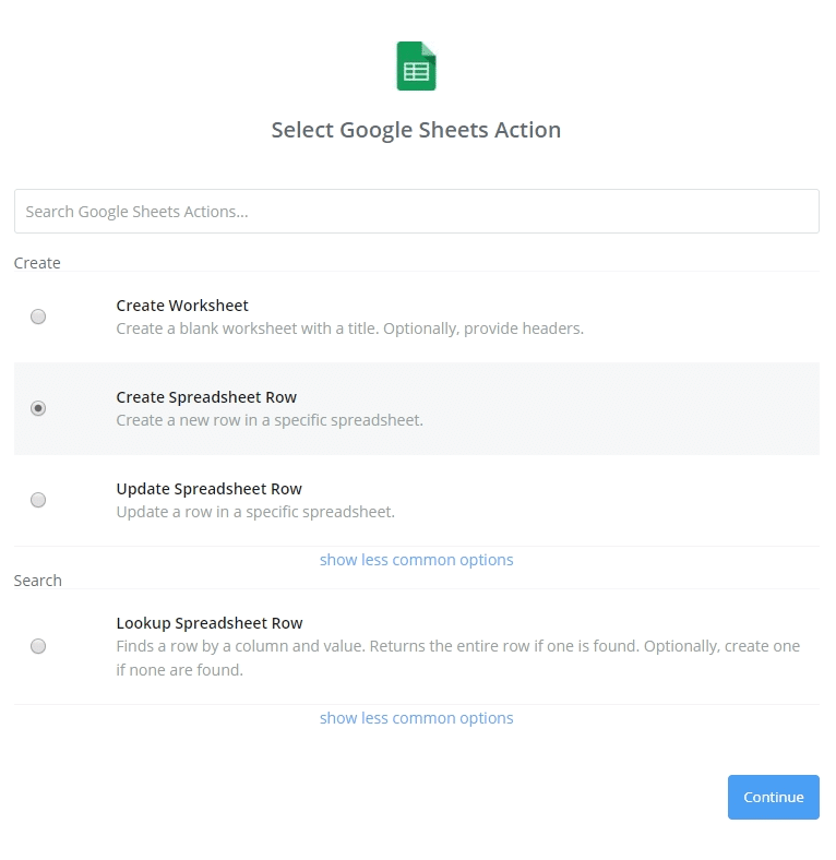 GoogleSheets_Zapier