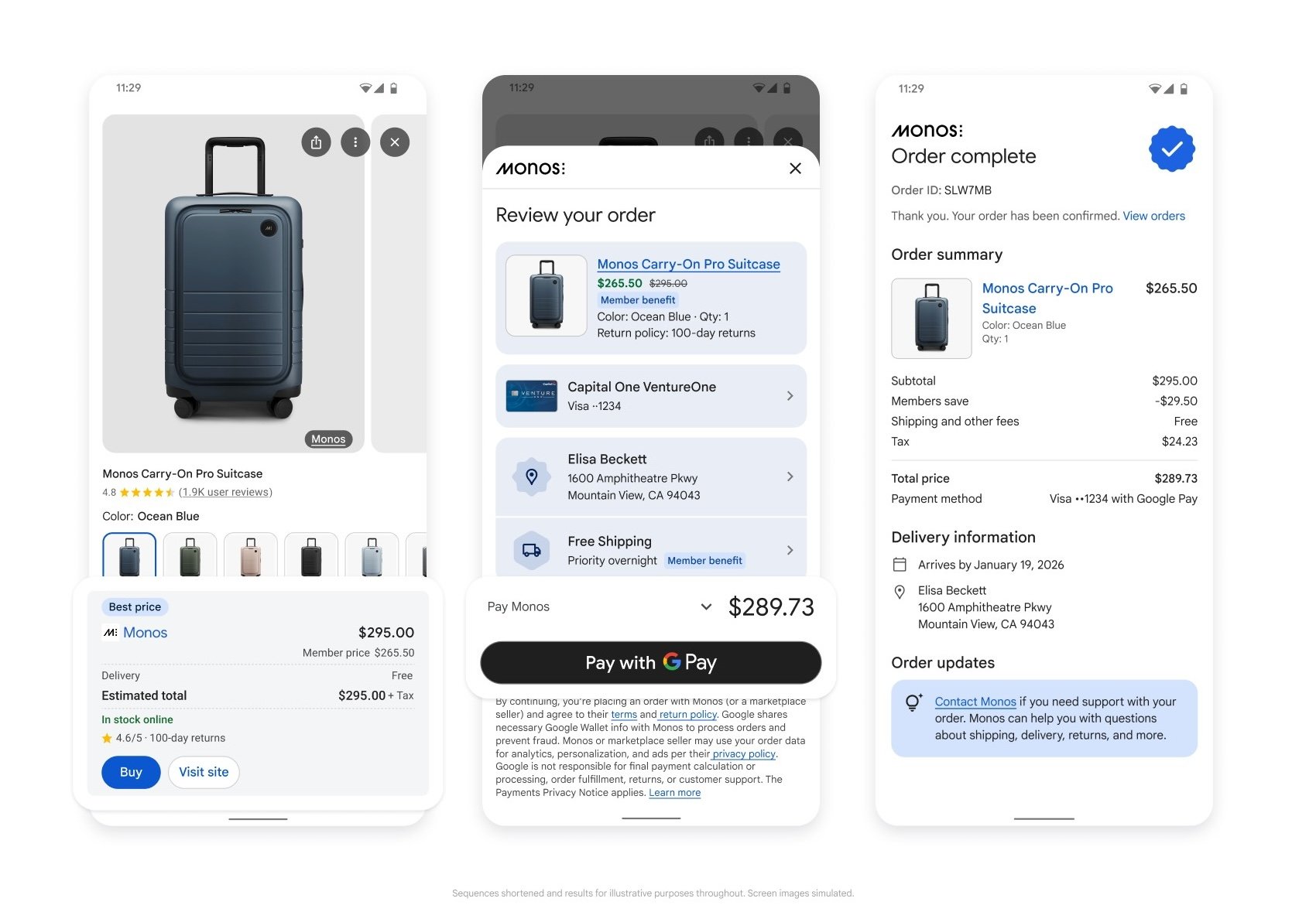 Illustration of Google's Universal Commerce Protocol