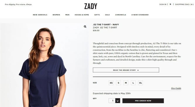 Zady_product_description