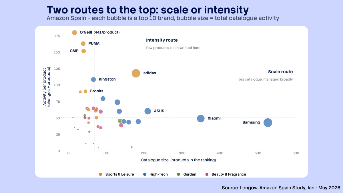 Amazon SPain Study graph